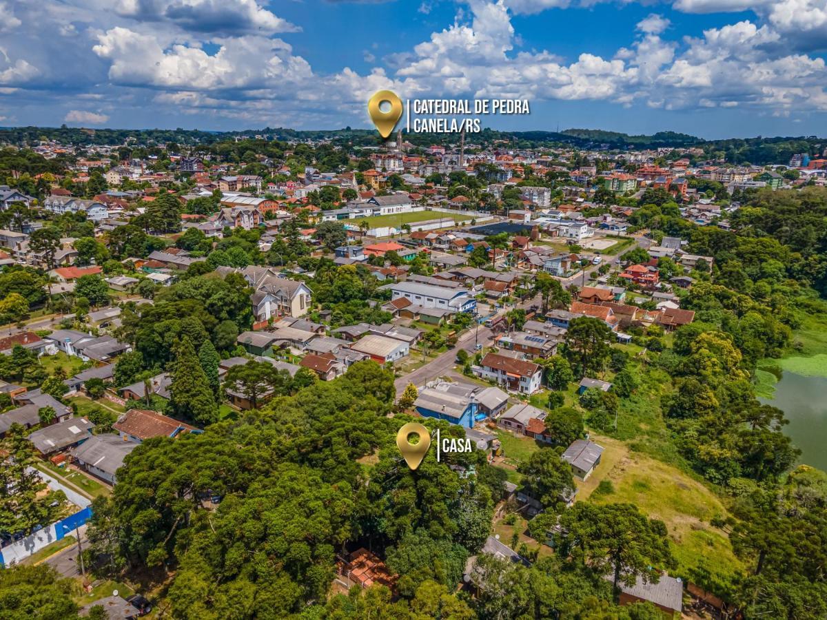 Minha Casa Em Canela 1 Villa Esterno foto